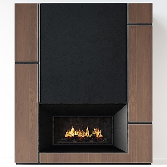 Fireplace 3d model