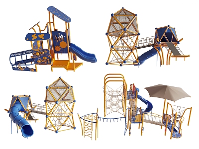 Children's Amusement Equipment Climbing Net Climbing Net No Power Facilities Outdoor Toy Slide model