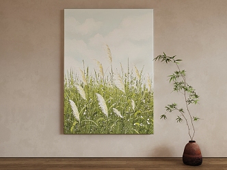 Quiet Decorative Painting 3d model