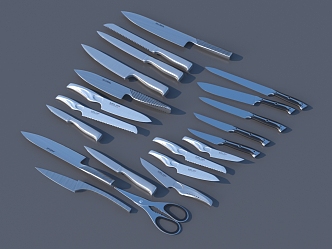 Dagger Knife Fighting Flying Knife Fruit Knife Game Props 3D Model 3d model