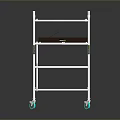 Iron Frame Storage Rack Large Iron Frame Iron Frame House Factory Industrial Iron Frame Iron Ladder Rigid Ladder Work Frame Rigid Frame 3d model