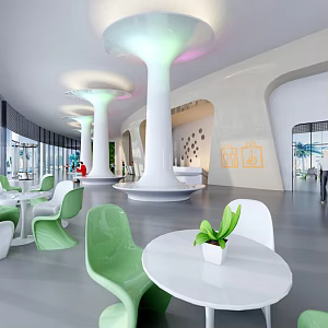 Hall 3d model