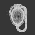 Fire Equipment Respirator Mask with Red Helmet Grid Goggles Badge and Breathing Tube