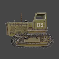 Road roller 3d model