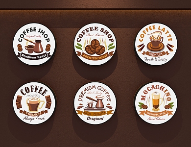 Coffee shop advertising light box coffee sign 3d model