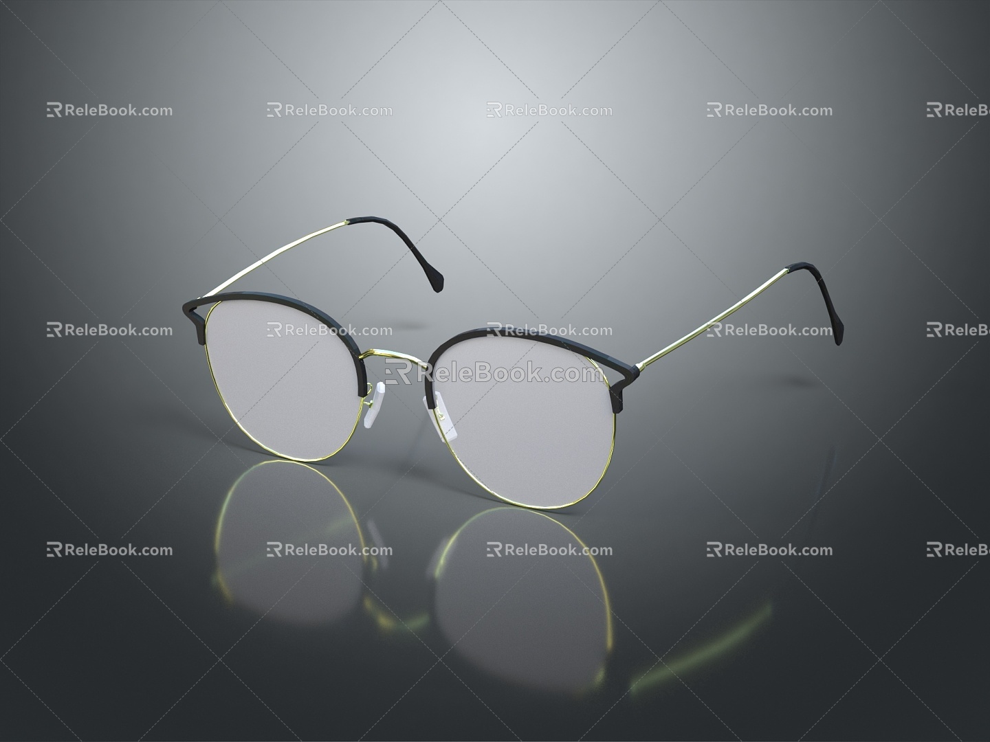 Modern glasses sunglasses 3d model