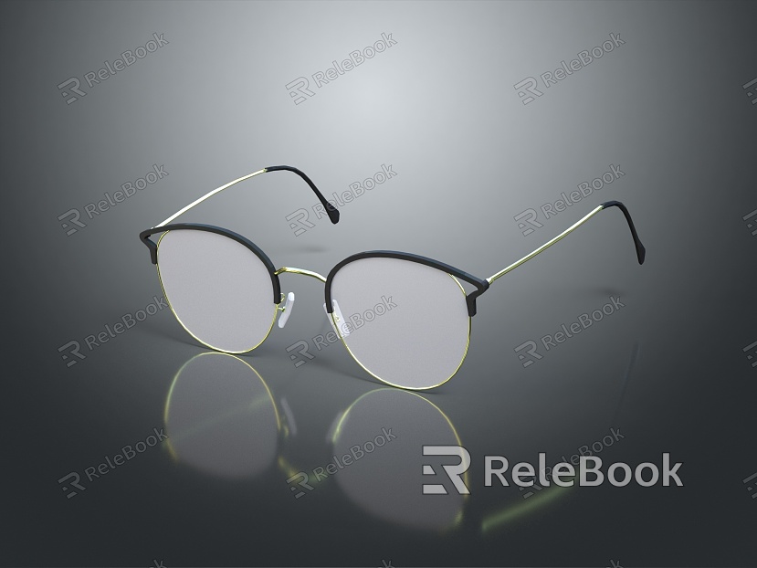 Modern glasses sunglasses model