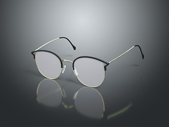 Modern glasses sunglasses 3d model