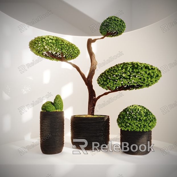 potted plant model