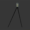 Leica Geosystems Laser Survey Instrument On Tripod With Yellow Gray Body And Circular Lens