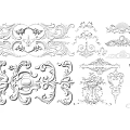 European-style carved 3d model
