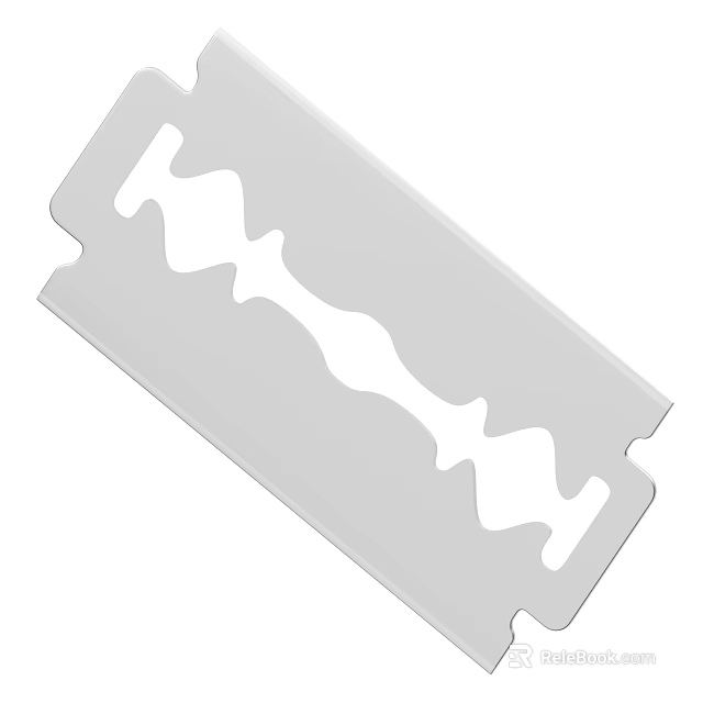 High Quality Cosmetic Razor Blades For Smooth Skin Care Routine 3d model 