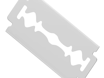 High Quality Cosmetic Razor Blades For Smooth Skin Care Routine 3d model