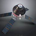 Advanced Space Capsule With Solar Panels And Scientific Equipment For Space Exploration