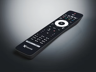 Xtreamer Multi functional Remote Control With Numeric Keypad And Control Buttons 3d model