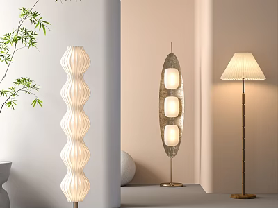 Modern Floor Lamps With Stylish Designs For Indoor Living Room Decor 3d model