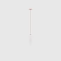 Modern Pendant Light Design With White Cylindrical Glass Shade And Metal Hanging Rod