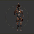 Mech Warrior Mech Soldier Machine Battlearm Mechanical Battlearm Machine Fighter Robot 3d model