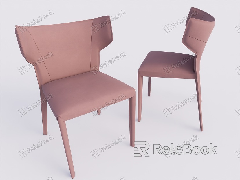 Italian Dining Chair Single Chair Leisure Chair model