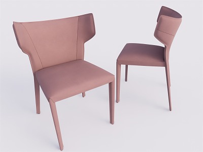 Italian Dining Chair Single Chair Leisure Chair model