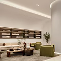 Hospital Outpatient Clinic Modern Interior With Smooth Lines And Lighting