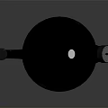 Black Cylindrical Industrial Equipment With Top Control Handle And Pressure Gauge