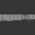 Gray Fabric Scene Components With Various Tent Canopy Shapes And Support Frames