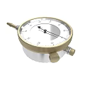 Precision Dial Indicator Measuring Tool With Circular Scale And Metal Body