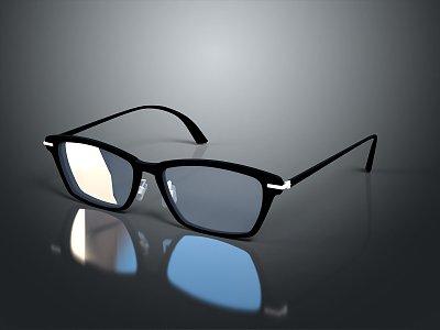 glasses sunglasses 3d model