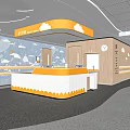 Pediatric Clinic Interior Design With Cloud Moon Decorations And Colorful Reception Desk