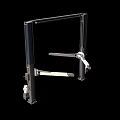 Mechanical Support Structure With Adjustable Arms And Durable Metal Base