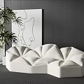 Modern Multi-Person Sofa Meng Also WHYGARDEN Alien Sofa Three-Person Sofa Casual Sofa 3d model