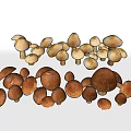 mushroom vegetable 3d model
