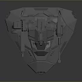 Turret Turntable Railgun Sci-fi Tower Defense Game Tower Defense Sci-fi Turret Game Turret Game Battery 3d model