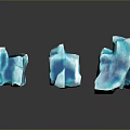 Blue Stone Decorative Pieces With Irregular Shapes For Home Decoration Ornaments