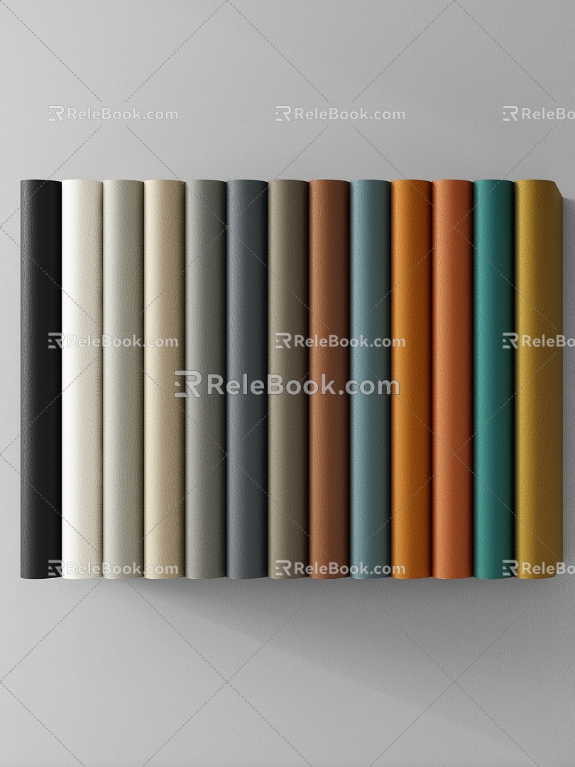 Leather board display leather 3d model