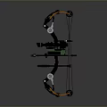 Crossbow Mechanical Crossbow Shift Bow and Arrow Shoot Far Equipment Weapons High-tech Crossbow 3d model