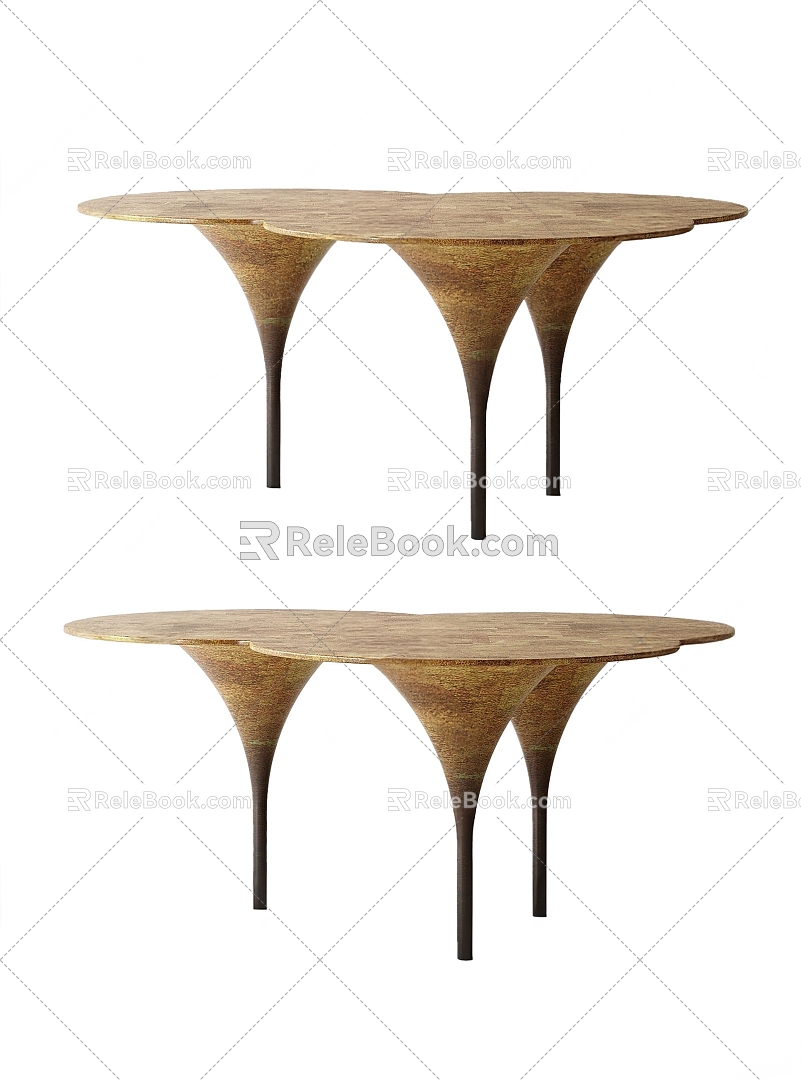 Alien Petal Table 3d model