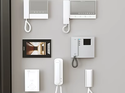 Advanced Projection Monitoring System With Surveillance Cameras Display Screens And Control Panels 3d model