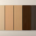 Wooden Wall Panels Collection Showcasing Various Wood Tones from Light to Dark