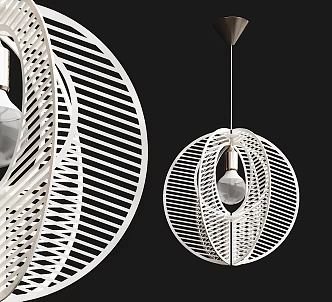 Modern chandelier creative chandelier 3d model