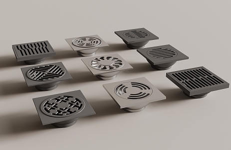 Floor drain 3d model