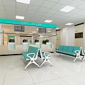 Modern Pharmacy Store Interior With Waiting Area Seats And Medicine Shelves