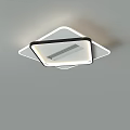 Modern Minimalist Ceiling Lights With Rectangular Diamond And Circular Shapes