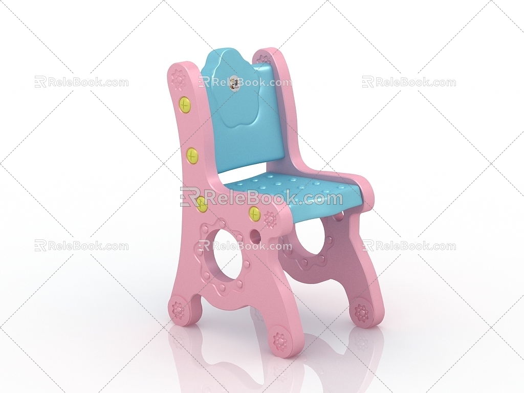 Jane European Children's Chair 3d model