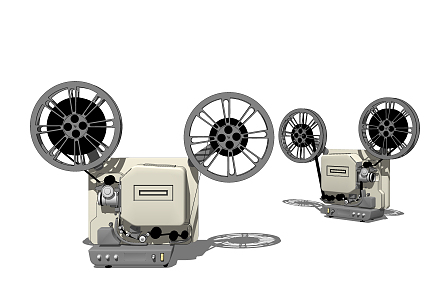 Modern Projector Film Projector 3d model