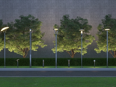 Garden lights high pole lights landscape lights model