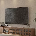 Modern Open Plan Living And Dining Room With White Sofa Decorative Paintings And Monstera Plant