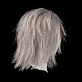 Elegant Jewelry Accessories Display On Human Head Model With Light Short Hair And Black Background
