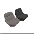 Beige Fabric Accent Chair With Modern Design Plush Backrest And Round Base
